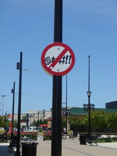 a sign